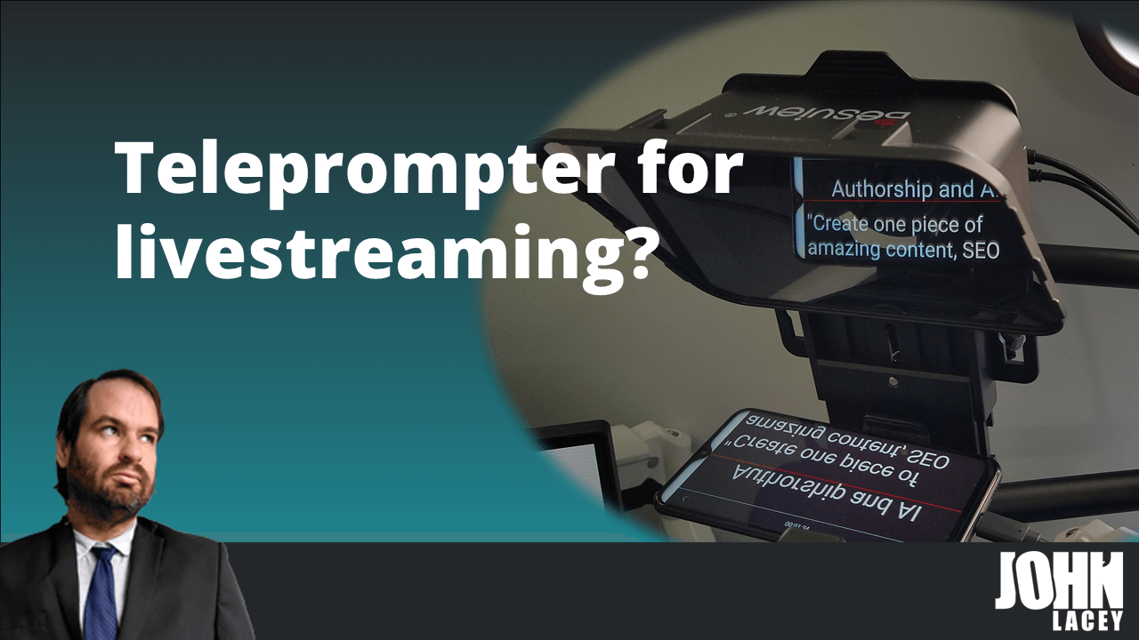 Teleprompter for Livestreaming? Desview T3S meets the Elgato Multi-Mount System
